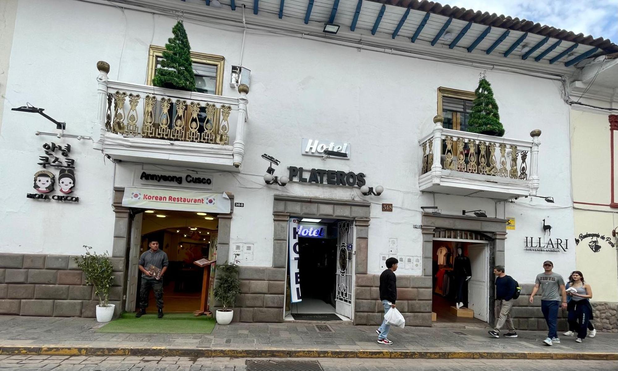 Hotel Plateros Куско Экстерьер фото